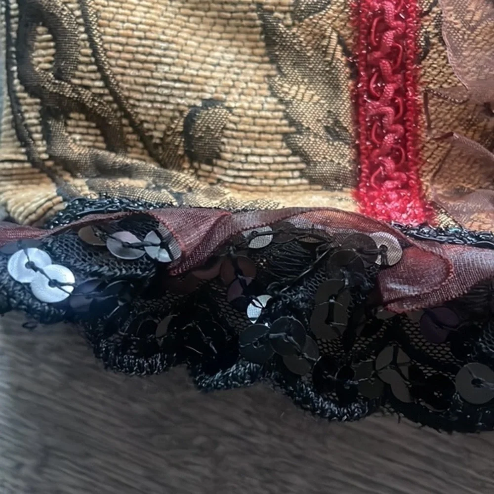 NWT Malina Bag Victorian detailed lace floral satchel balletcore